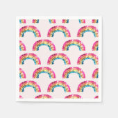 Serviette En Papier Corte Sparkin Rainbow fête d'anniversaire (Devant)