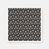 Serviette En Papier Cosmic space cats and stars pattern (Devant)