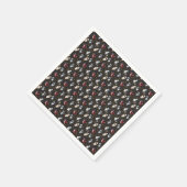 Serviette En Papier Cosmic space man fox cat stars pattern (Coin)