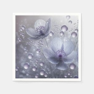 Serviette En Papier Cosmos pourpre et gouttes de ragoût