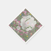 Serviette En Papier Cosmos Wilderness Wild Flowers (Coin)