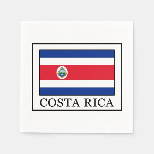 Serviette En Papier Costa Rica (Devant)