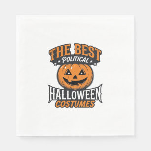 Serviette En Papier Costume de Halloween politique Citrouille Vintage 