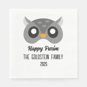 Serviette En Papier Costume de masquerade avec masque de hibou pour Po