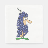 Serviette En Papier Costume de raisin (Devant)