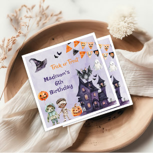 Serviette En Papier Costume d'Halloween Anniversaire