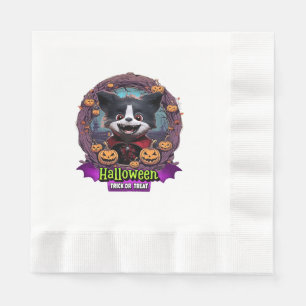 Serviette En Papier Costume d'Halloween Chiot