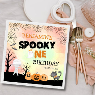 Serviette En Papier Costume enfant Halloween 1er anniversaire fête