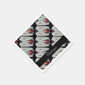 Serviette En Papier Costume gris homme personnalisé et serviettes de C (Coin)