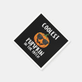 Serviette En Papier Costume Patch Citrouille Le Plus Cool Halloween Ho (Coin)