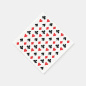 Serviette En Papier Costumes de carte de poker (Coin)
