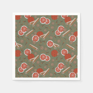 Serviette En Papier Cosy Noël & épices Pots de vacances