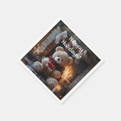 Serviette En Papier Cosy Teddy Bear Conception de vacances (Coin)