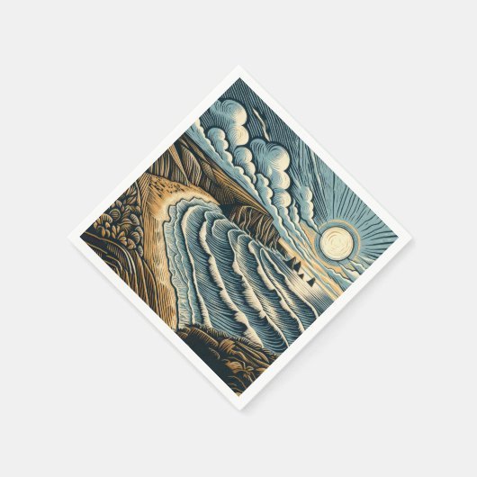 Serviette En Papier Côte (Coin)