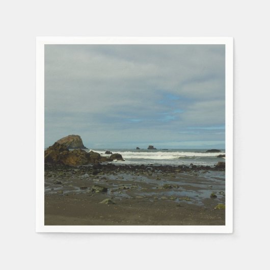 Serviette En Papier Côte du Pacifique à Redwood National Park (Devant)