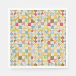 Serviette En Papier CÔTÉ MOSAÏQUE Standard Papier de déjeuner serviett
