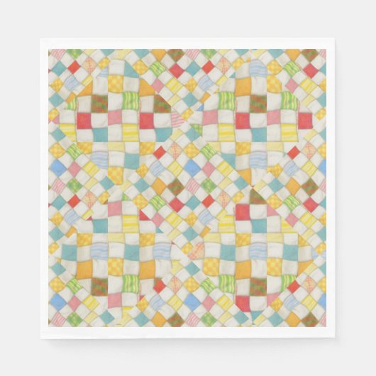Serviette En Papier CÔTÉ MOSAÏQUE Standard Papier de déjeuner serviett (Devant)