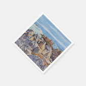 Serviette En Papier Côte rocheuse de Monterey (Coin)
