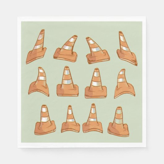 Serviette En Papier Côtes routiers (Devant)