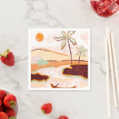 Serviette En Papier Cotton Candy Skies (En situation)