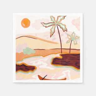 Serviette En Papier Cotton Candy Skies