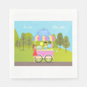 Serviette En Papier Cotton Candy Street (Devant)