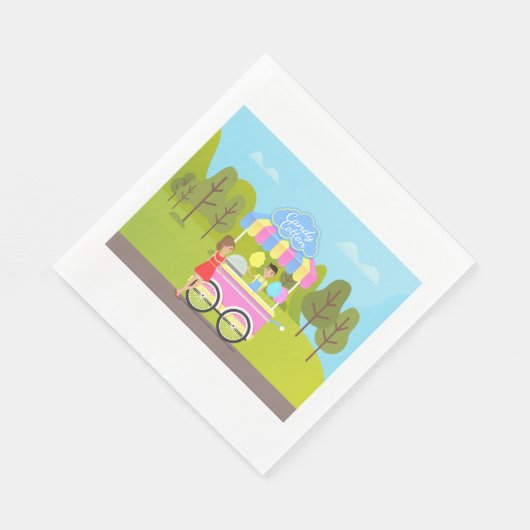 Serviette En Papier Cotton Candy Street (Coin)