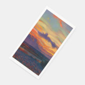 SERVIETTE EN PAPIER COUCHER DE SOLEIL (Coin)