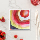 Serviette En Papier Coucher de soleil (En situation)