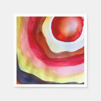 Serviette En Papier Coucher de soleil