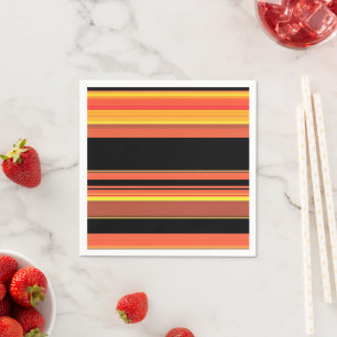 SERVIETTE EN PAPIER COUCHER DE SOLEIL ABSTRAIT