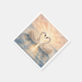 Serviette En Papier Coucher de soleil diamant (Coin)