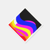Serviette En Papier Coucher de soleil sur la mer (Coin)