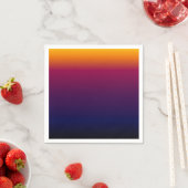 Serviette En Papier Coucher du soleil tardif (En situation)