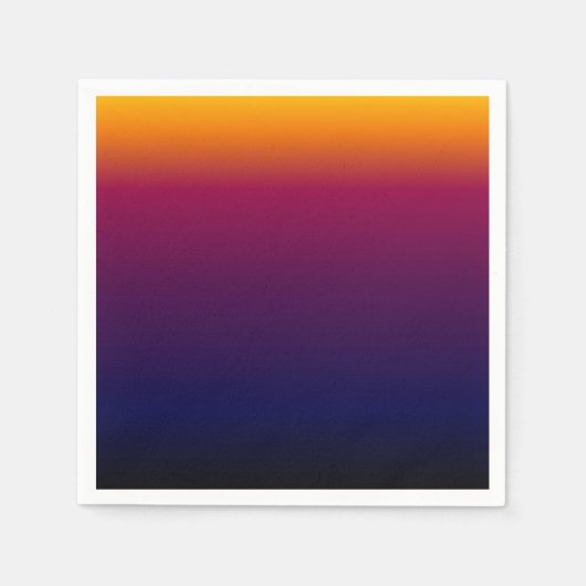 Serviette En Papier Coucher du soleil tardif (Devant)