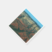 Serviette En Papier Couches de rochers rouges à Sedona Arizona (Coin)