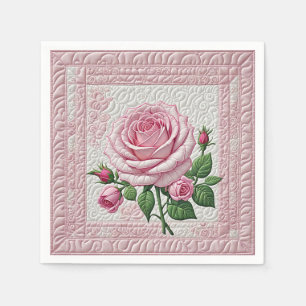 Serviette En Papier Couette rose
