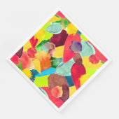 Serviette En Papier Couleur 5 (Coin)