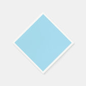Serviette En Papier Couleur bleu clair 1 (Coin)