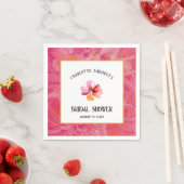 Serviette En Papier Couleur chaude moderne (En situation)