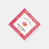Serviette En Papier Couleur chaude moderne (Coin)