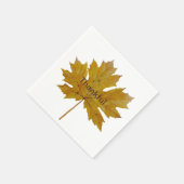 Serviette En Papier Couleur d'automne appréciable (Coin)