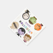 Serviette En Papier Couleur d'eau de la fête d'Halloween pour les enfa (Coin)