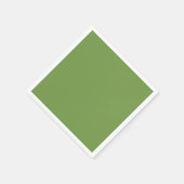 Serviette En Papier Couleur d'olive (Coin)