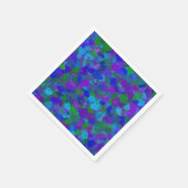 Serviette En Papier Couleur du peacock (Coin)