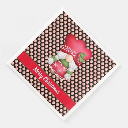 Serviette En Papier Couleur et texte de la Personnaliser du modèle de  (Coin)