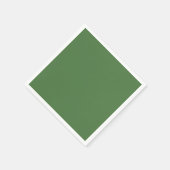 Serviette En Papier Couleur ferme verte (Coin)