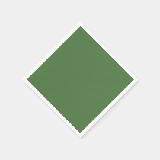 Serviette En Papier Couleur ferme verte (Coin)