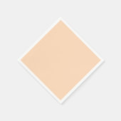 Serviette En Papier Couleur haut de gamme Peach Puff (Coin)