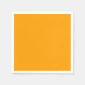 Serviette En Papier Couleur jaune moutarde solide (Devant)